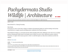 Tablet Screenshot of pachydermata.com